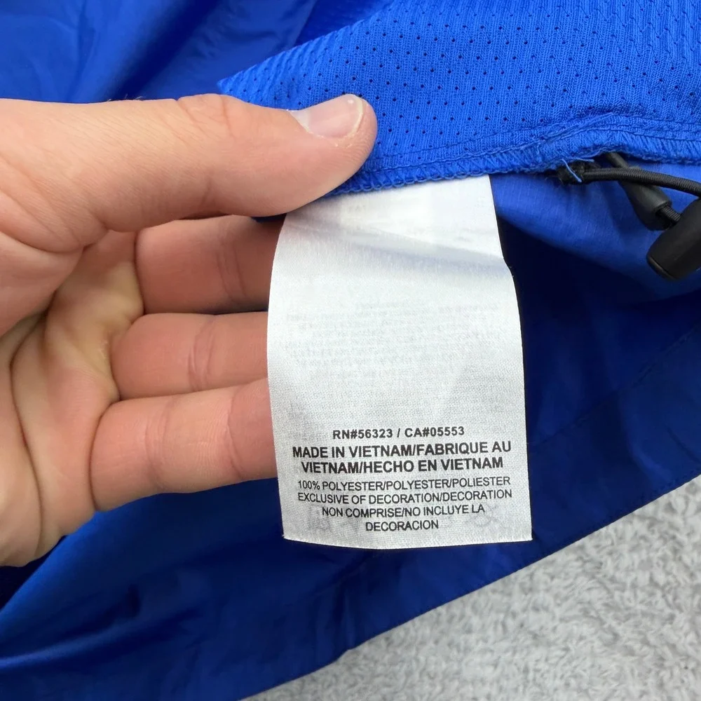 Nike Storm-Fit Mens XL Short Sleeve Quarter Zip Windbreaker Blue Grey‎ Westfield